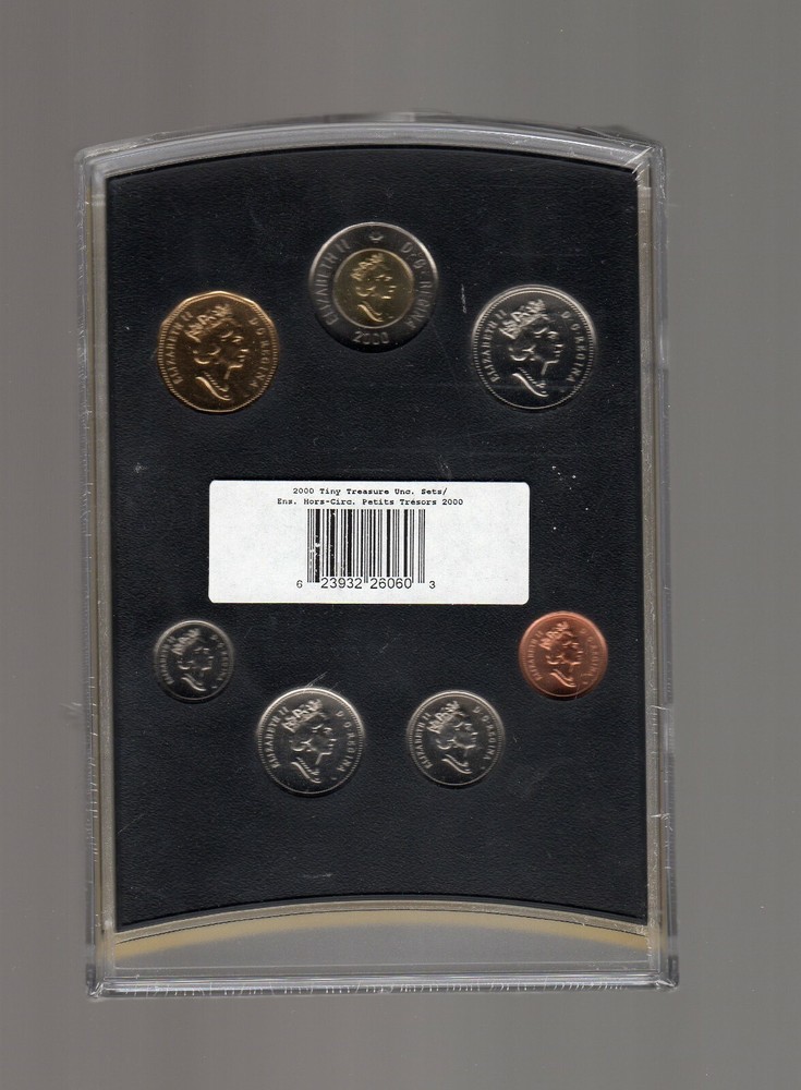 2000w Uncirculated Tiny Treasures set, all in original sealed packaging and COA