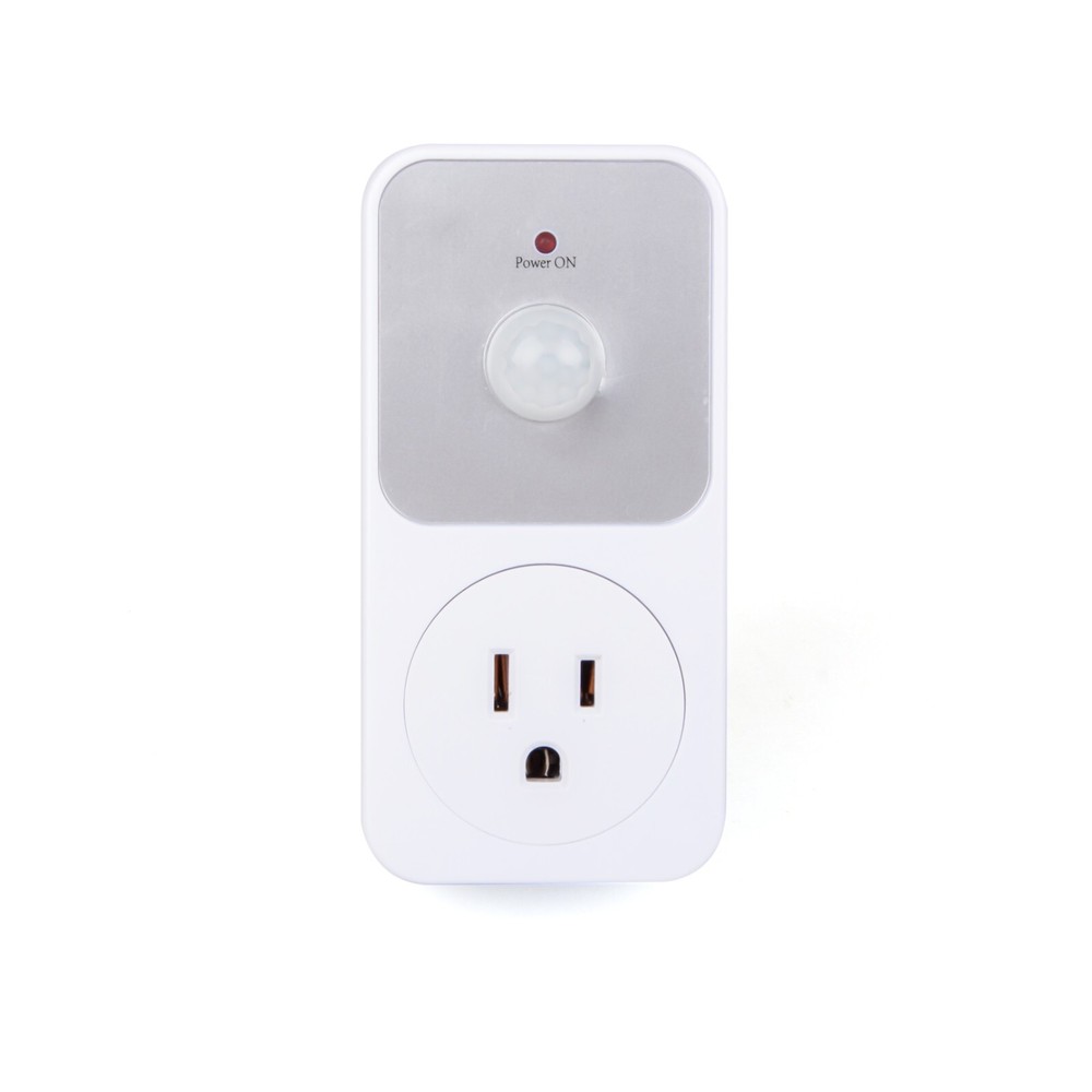 Motion Detection Sensor Power Socket Switch 110V 1800w Security Garage Light PIR