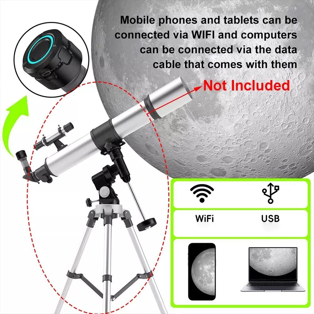 Telescope Camera WIFI Electronic Eyepiece Astronomical Upgraded 4K