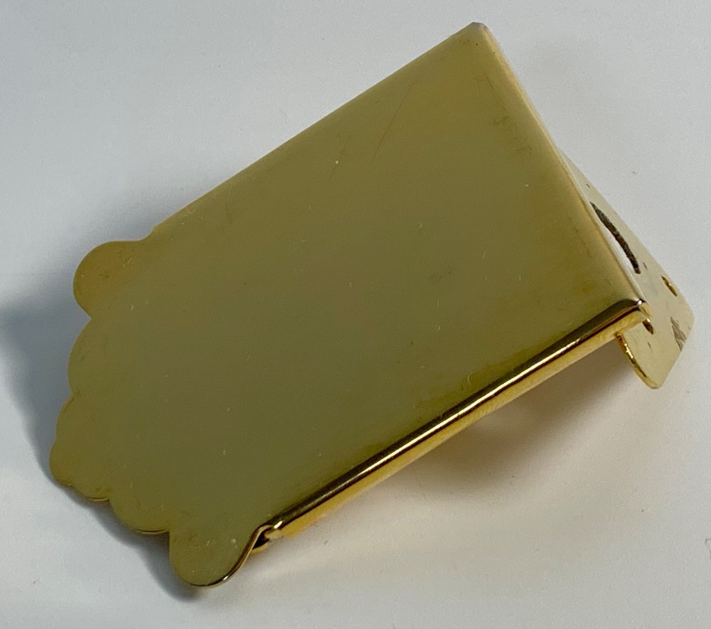 Mandolin Tailpiece 'A' Style Plain Gold Plated