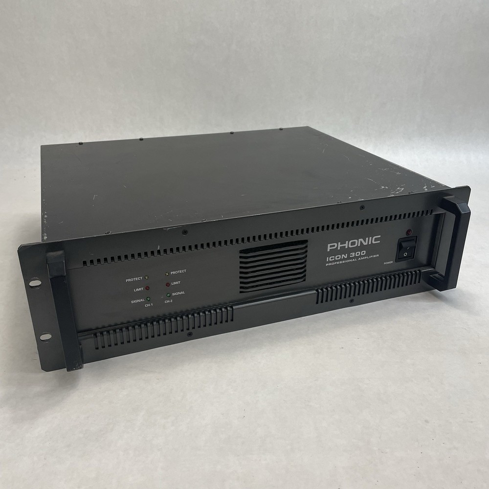 Phonic Icon 300 Professional Amplifier Tested