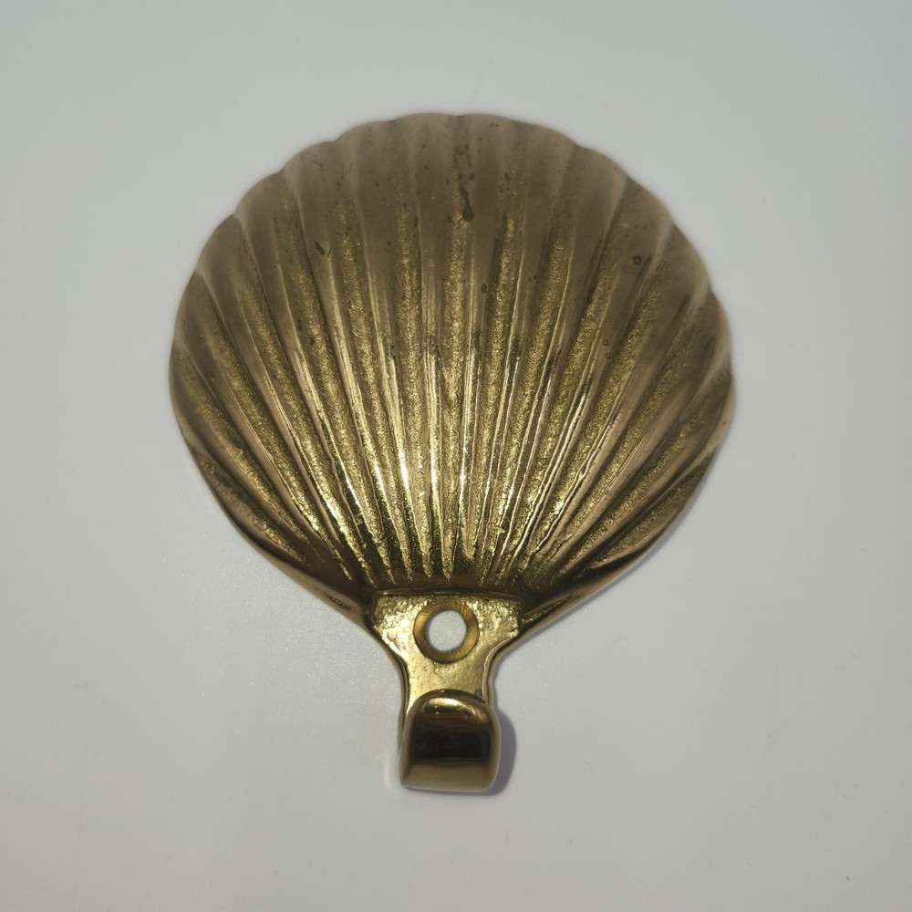 Solid brass Vintage Shell wall Hook seashell