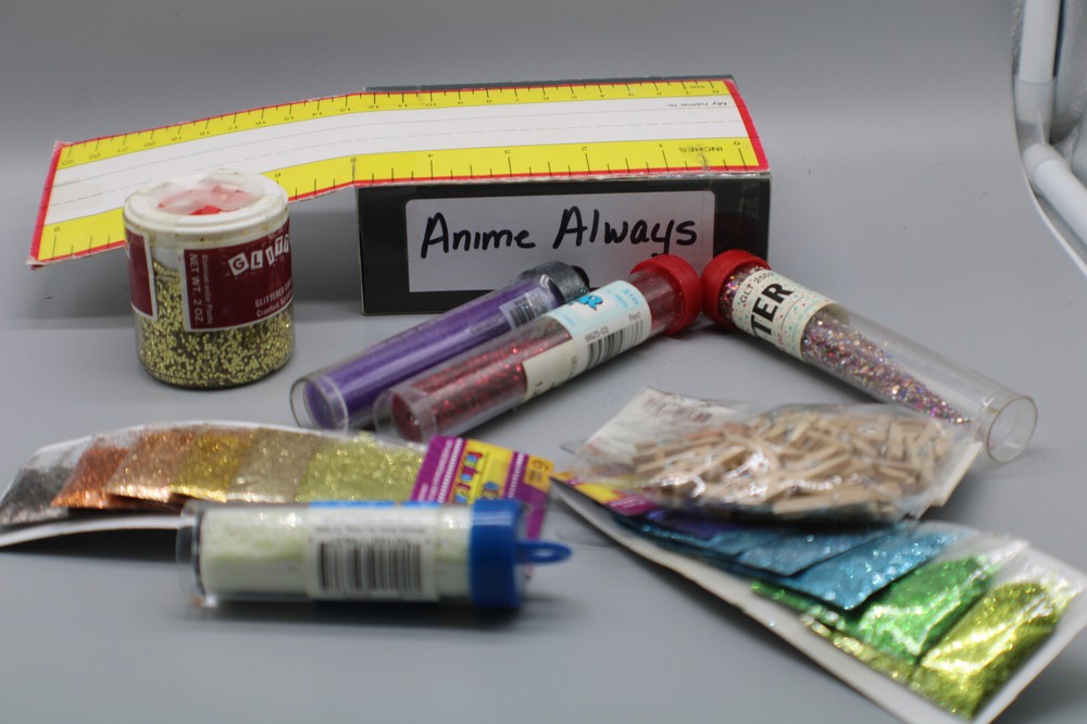 Glitter art supplies