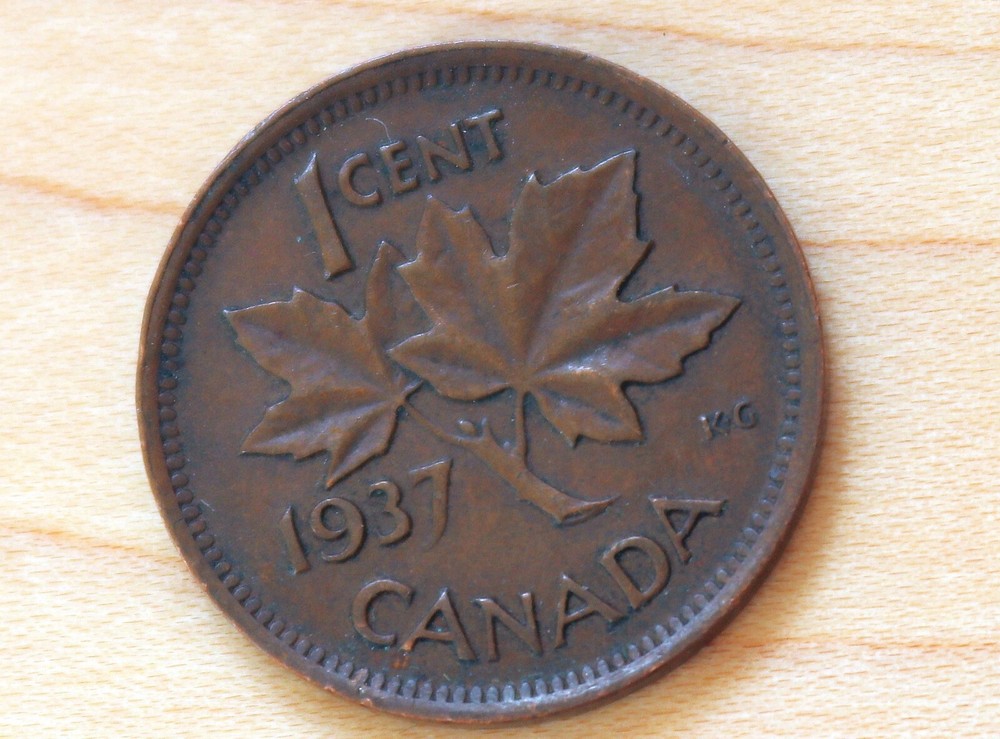 1937 Canada 1 Cent George VI