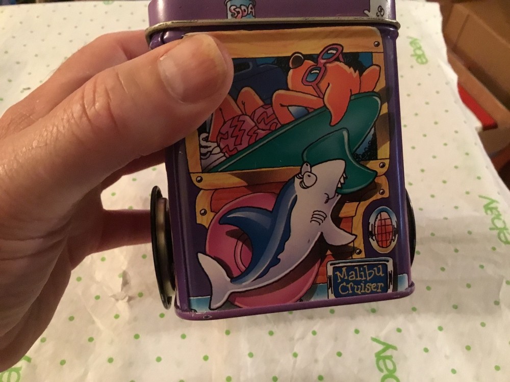 Beach bound Malibu Cruiser metal tin