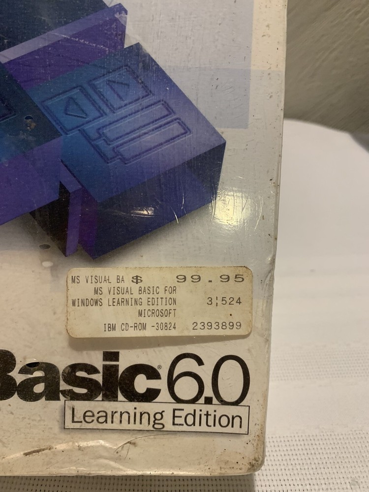 Microsoft visual basic 6.0 learning edition