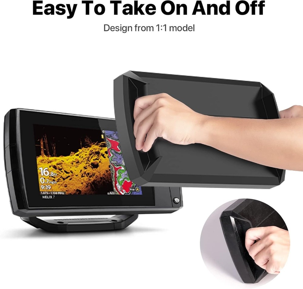 Helix 7 Silicone Screen Protector with Nylon Straps for Secure Fit