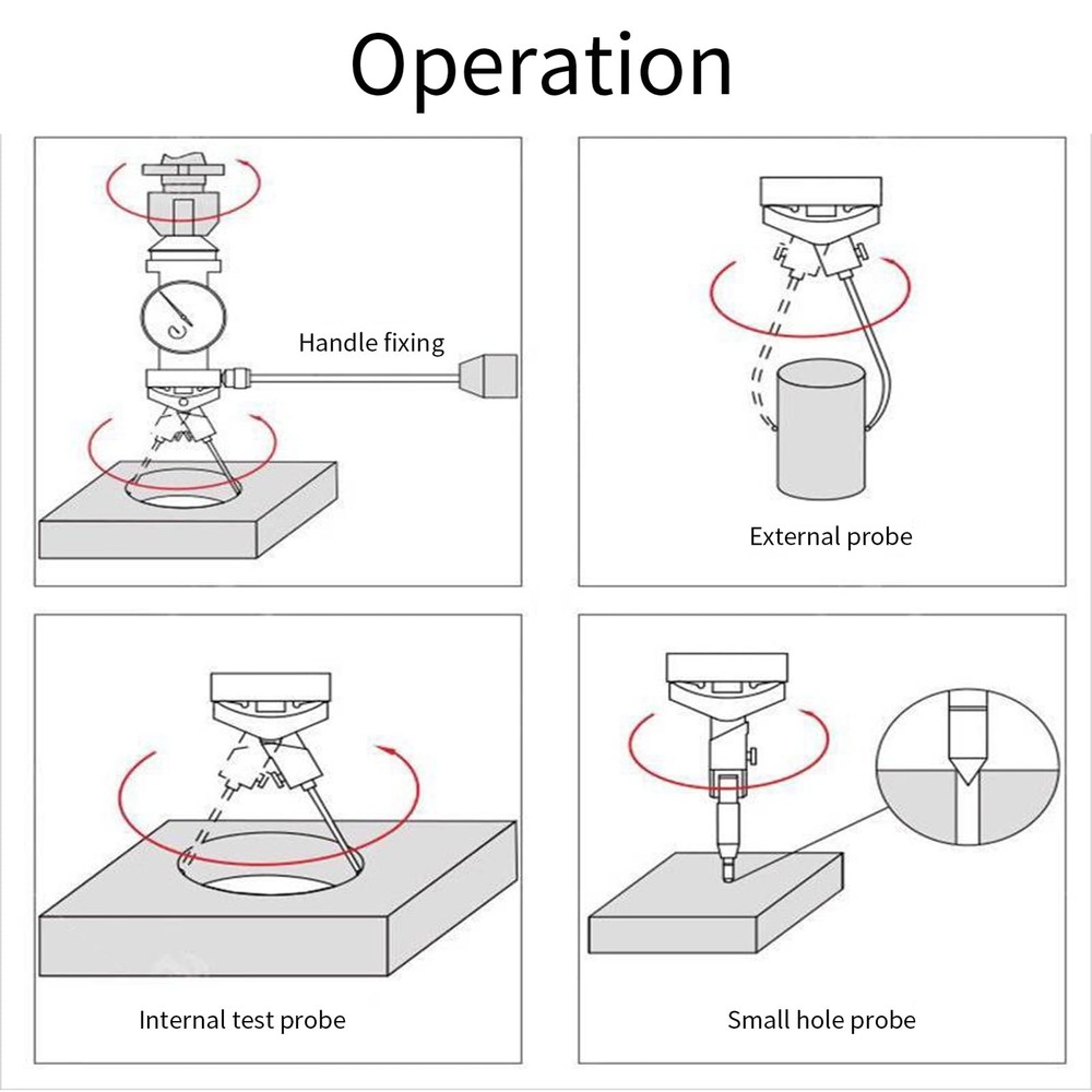 Yuecoom Coaxial Indicator, Dial Indicator Centering Indicator,...