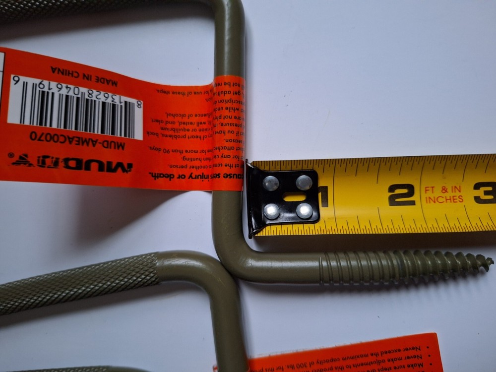 8 - MUDDY THREADED TREE CLIMBING STEPS - NEW!!!