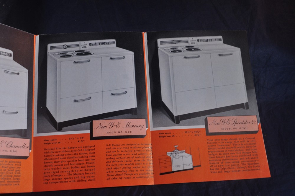 1937 General Electric Range Brochure