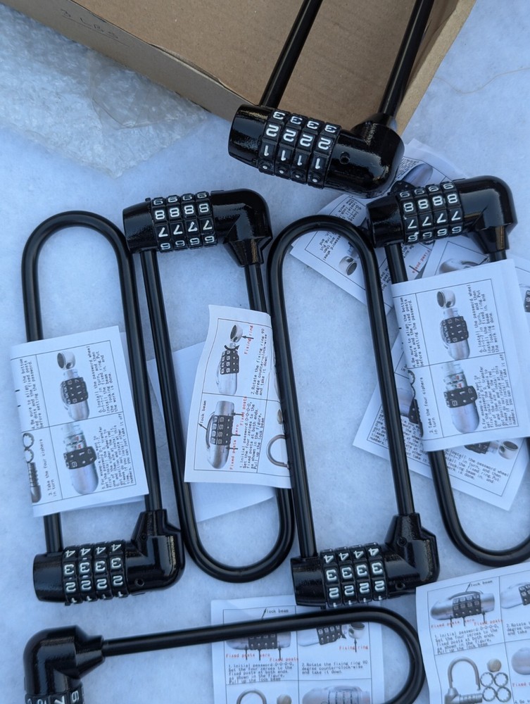 4 Digit Combination Locker (6 pieces) - X003GFMI6B