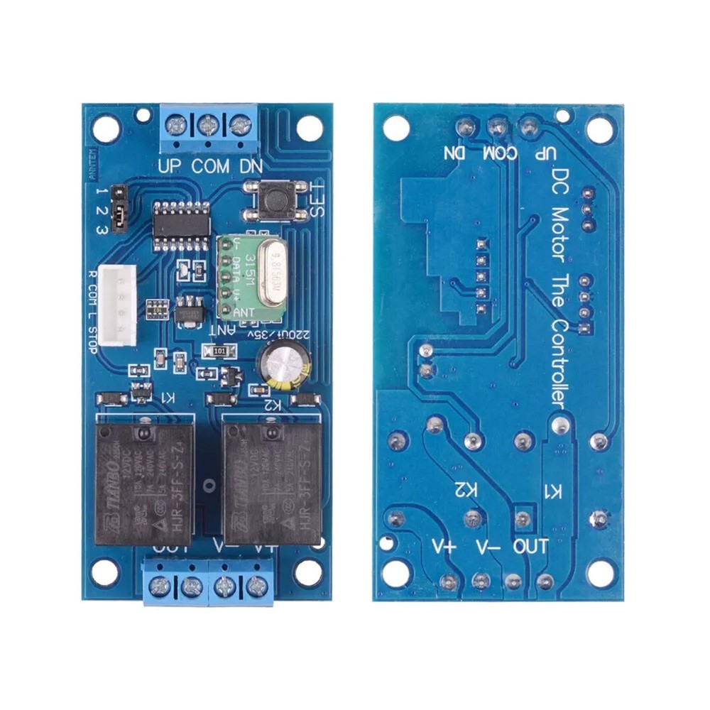 Motor Wireless Remote 12V Switch 2 Channel RF433MHz Remote Control Universal