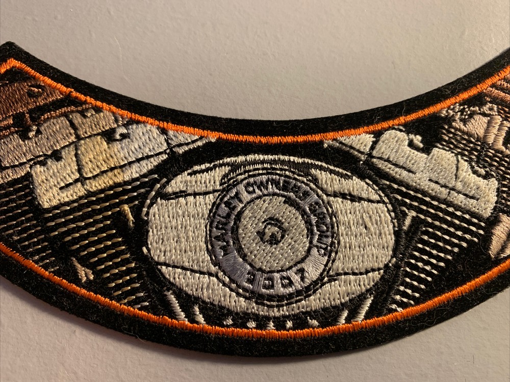 Harley Davidson Owners Group HOG 2007 Patch Collectible Vest Jacket -bin