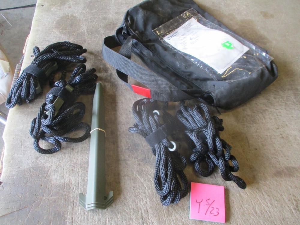 NOS HDT Tent Accessory Bag with Accessories