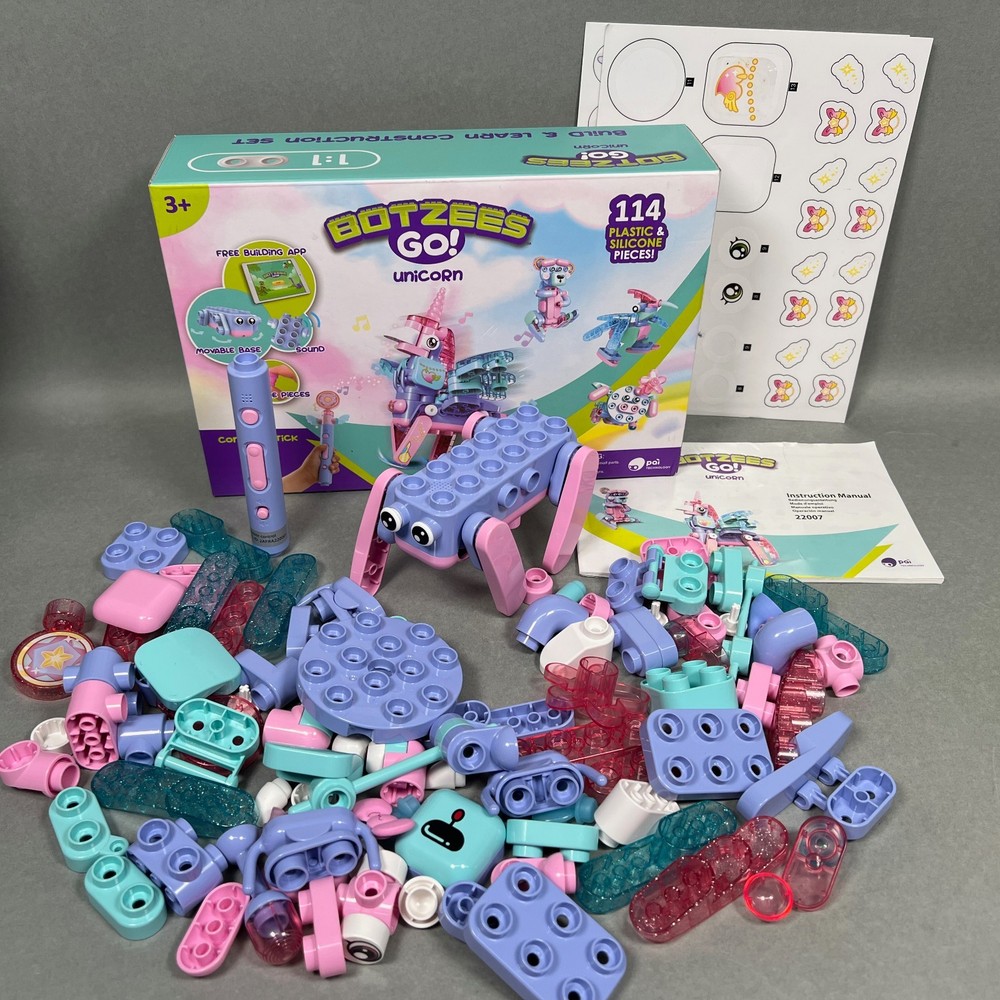 🤖 Botzees Go Unicorn Robot Interactive STEM Coding Toy for Kids WORKING See Vid