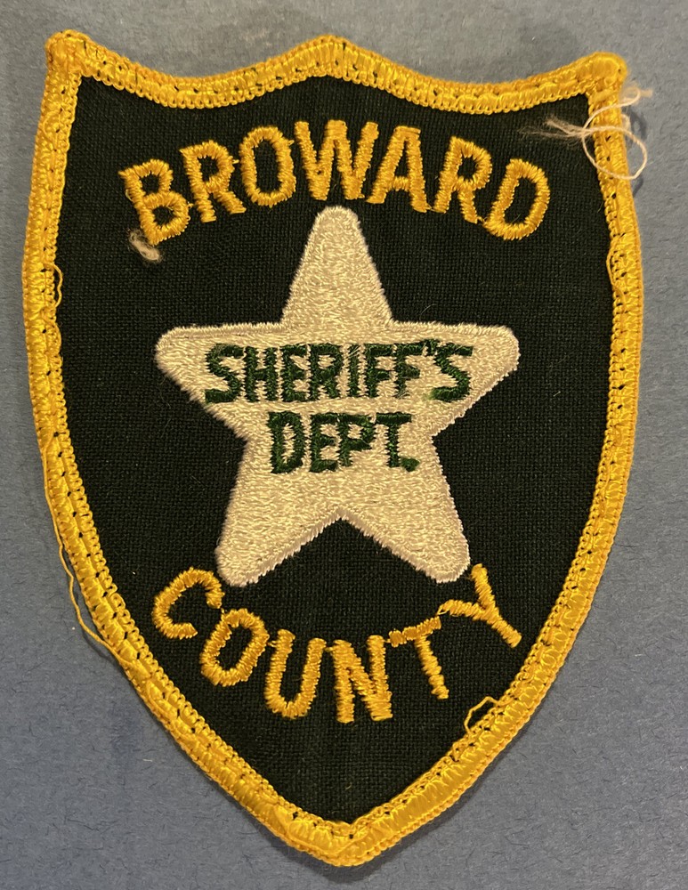 FLORIDA, BROWARD COUNTY SHERIFF'S OFFICE PATCH 3"