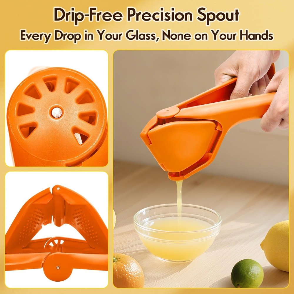 Manual Lemon Squeezer, Hand Lemon Squeezer, Durability and longevity, Easy to Us
