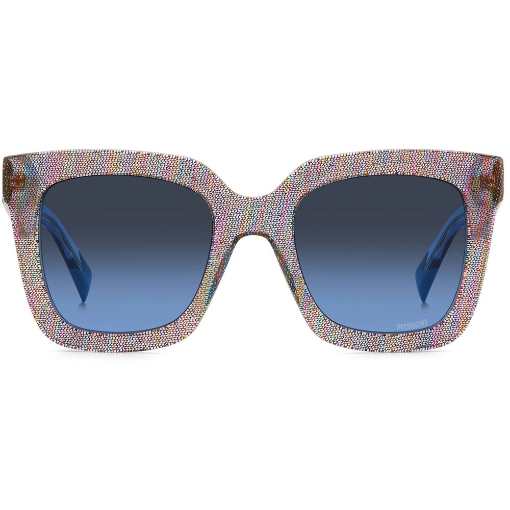 Missoni Women's Sunglasses Pink Pattern Rectangular Frame MIS 0126/S 0QQ7 08
