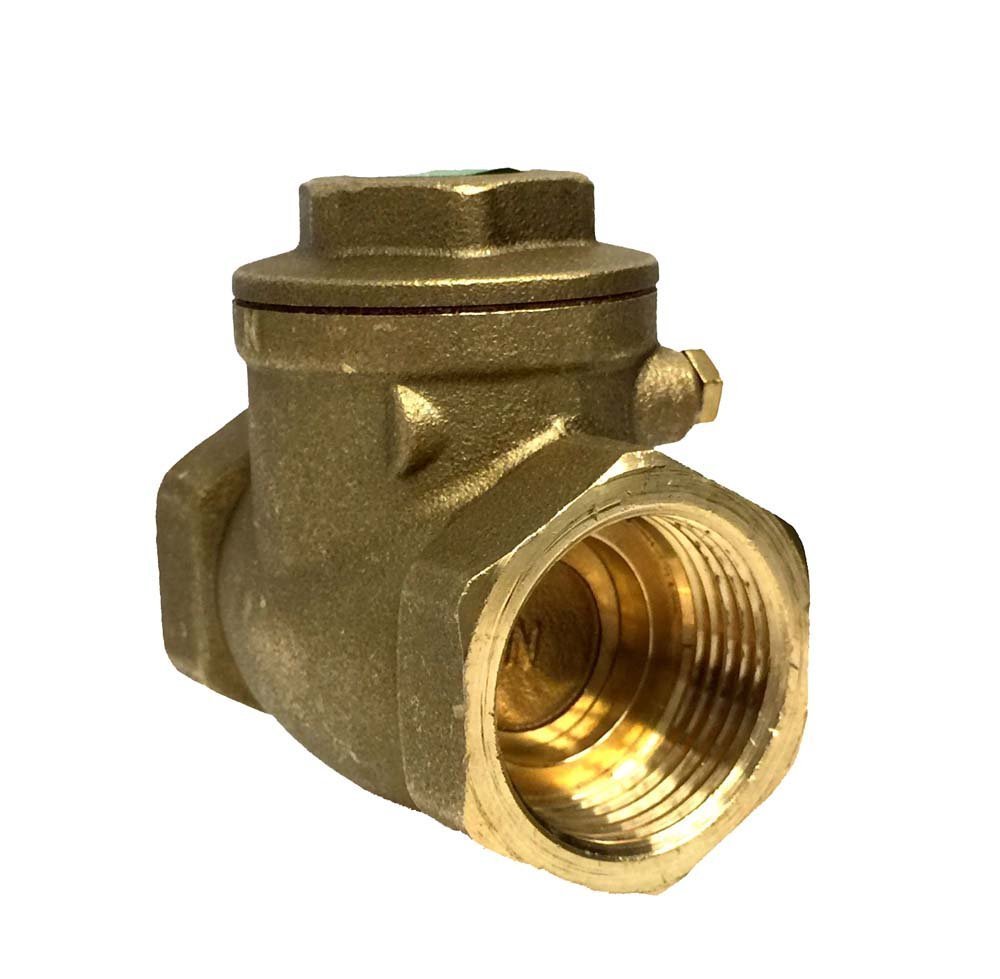 Libra Supply 3/4 inch, 3/4'' Lead Free Brass IPS Threaded Swing Check Valve