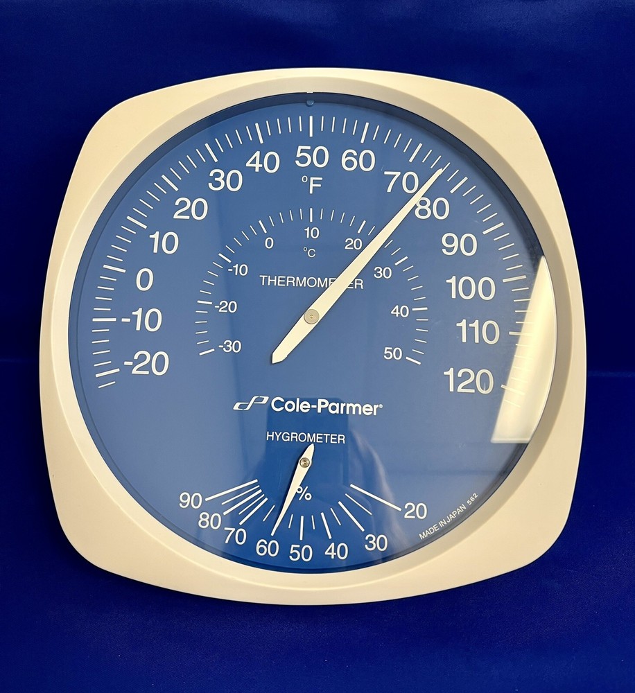 Cole-Parmer Thermometer and Hygrometer