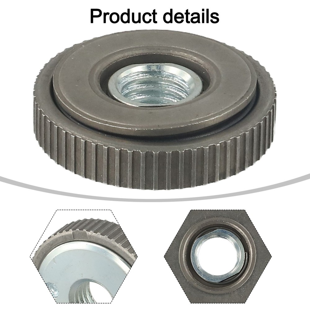 Flange Nut for Angle Grinder Easy Installation 5/8 11 Spindle Compatibility
