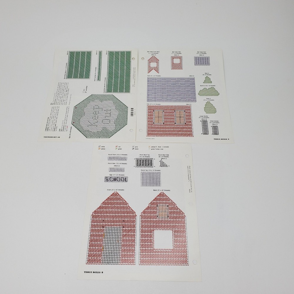Plastic Canvas All Stars 1995 Leisure Arts 7 Patterns from Patternpak 4