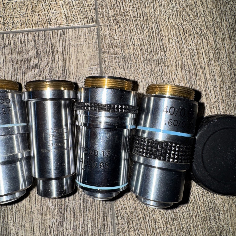 Set of 9 piecesObjective Lens Microscope