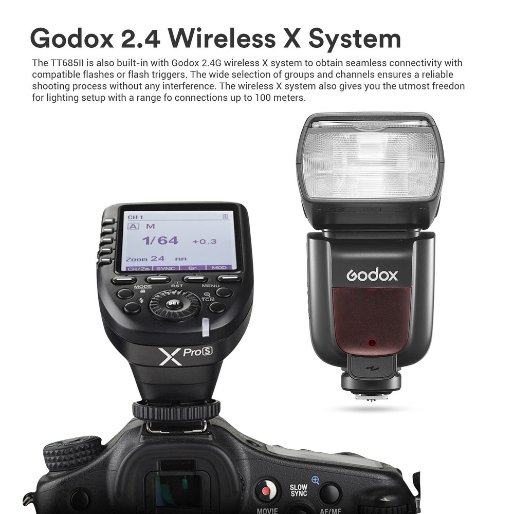 Godox tt685s ii camera flash for Sony