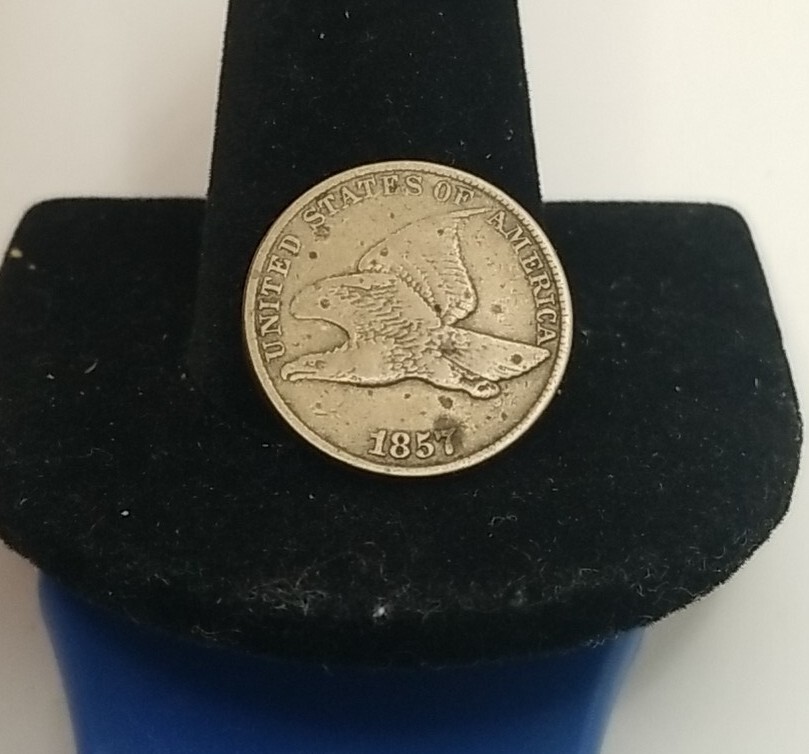 1857 Flying Eagle Penny Small Cent #0927
