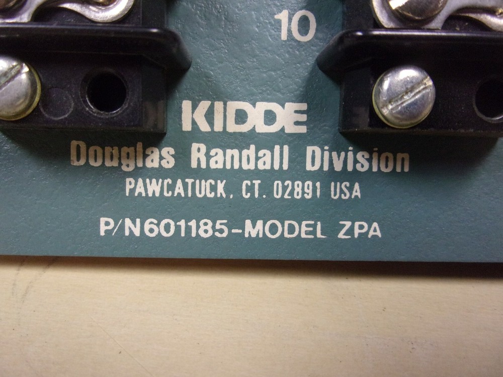 Kidde 601185 Model ZPA 4 Zone Operator Control Panel Module