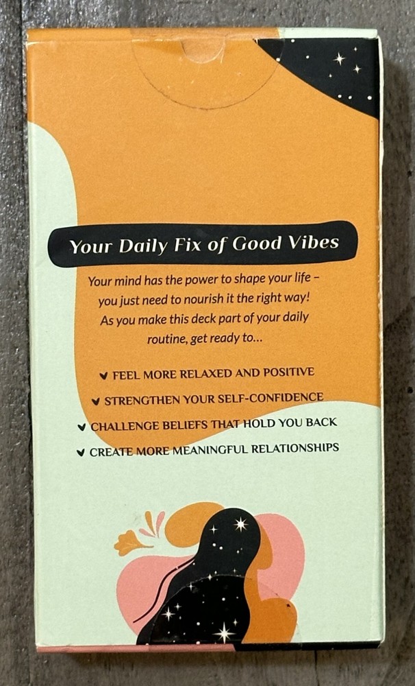 Mindful Souls Affirmation Card Deck 62 Thoughtful Affirmations - New Open Box
