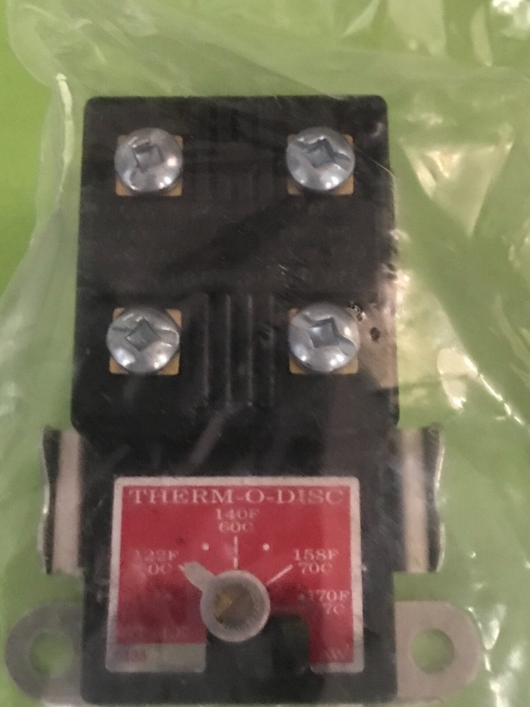JOHNSTONE N45-060 44362 THERM-O-DISC UPPER WATER HEATER THERMOSTAT SURFACE MOUNT