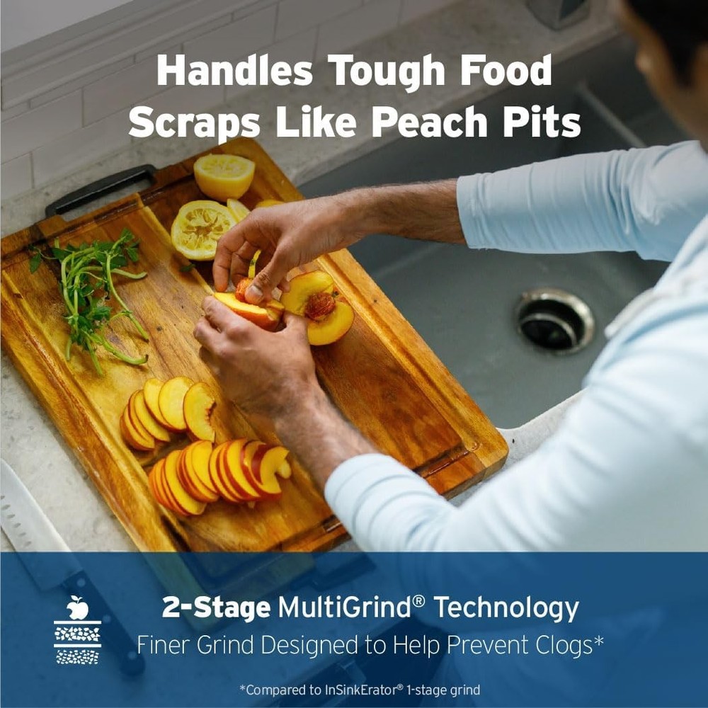 InSinkErator Power 1HP, 1 HP Garbage Disposal,Power Series EZ Connect Continuous