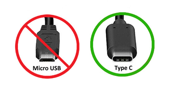 Samsung EP-TA50JWE Fast Charging Wall Charger with USB Type-C Data Cable