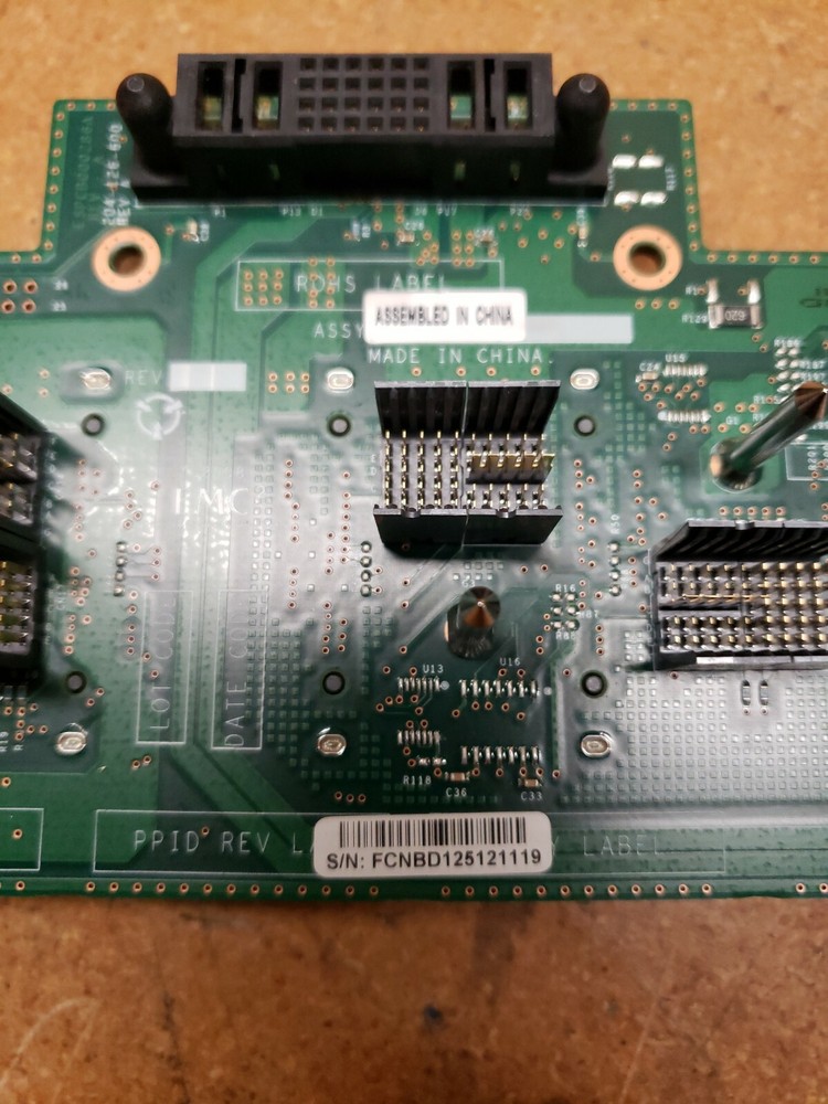 EMC 303-126-010A KTL-STL3 15 DISK STORAGE ARRAY SYSTEM I/O BACKPLANE BOARD