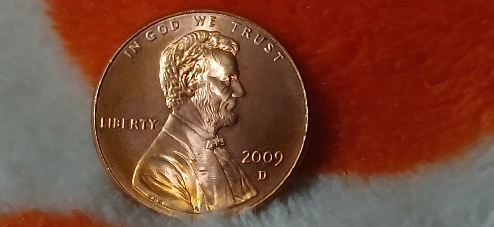 2009  Mint D Lincoln Log Cabin Color Error Penny
