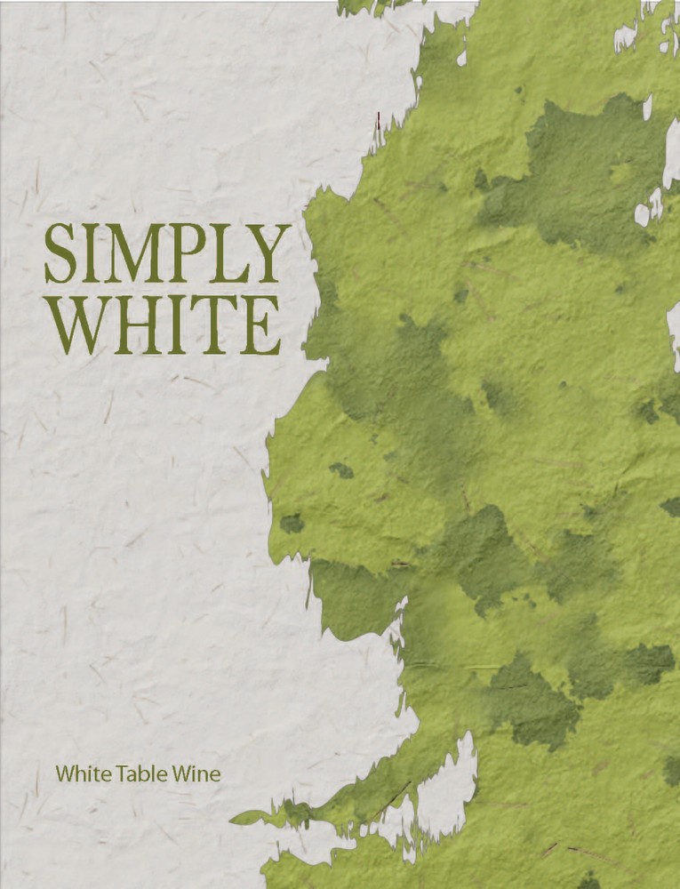 Simply White Wine Labels 30/Pack Varietal Collection
