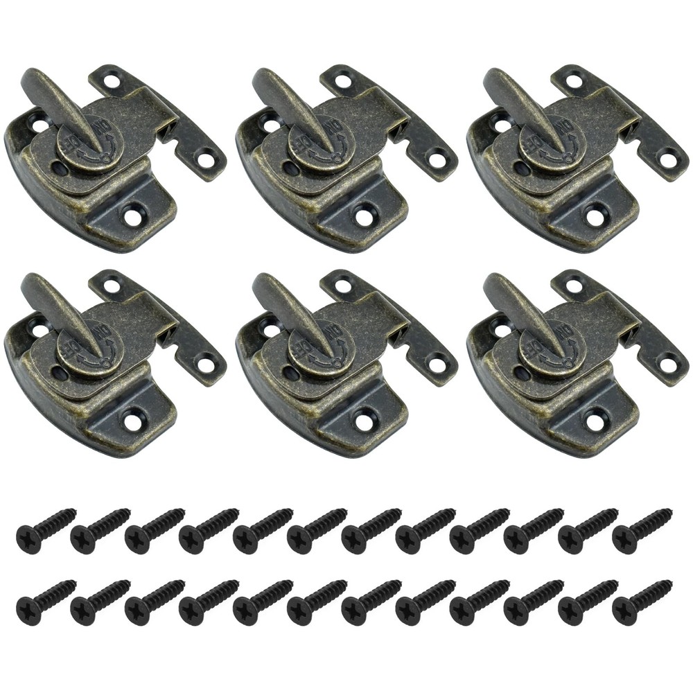 6 Sets Table Leaf Latch Lock Hardware Heavy Duty Dinging Training Foldable Ta...