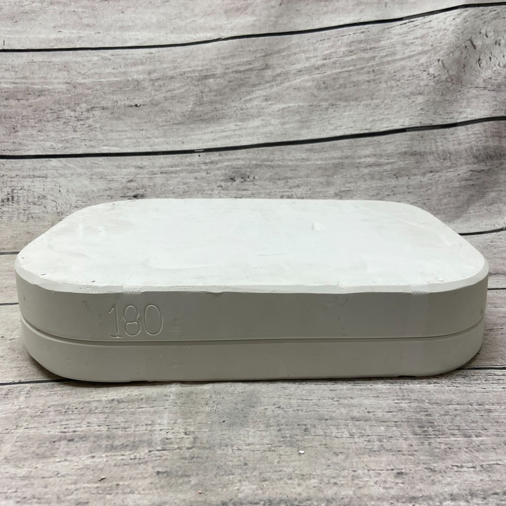 Vintage 1988 Teddy Bear Ceramic Casting Mold Rectangle Serving Platter #180