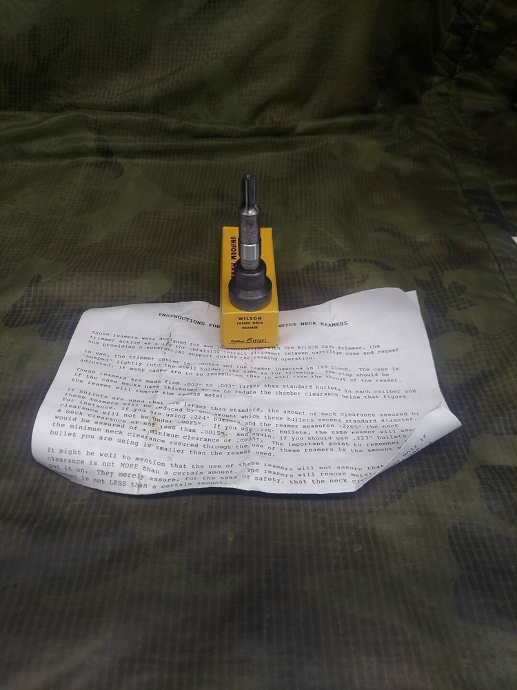 L.E. Wilson Inside Neck Reamer 8mm