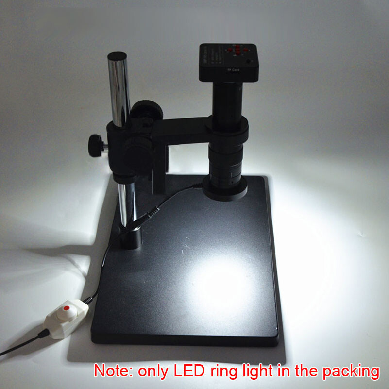 Adjustable USB LED Ring Light Plug F Microscope Camera C-mount Lens Thread 42mm