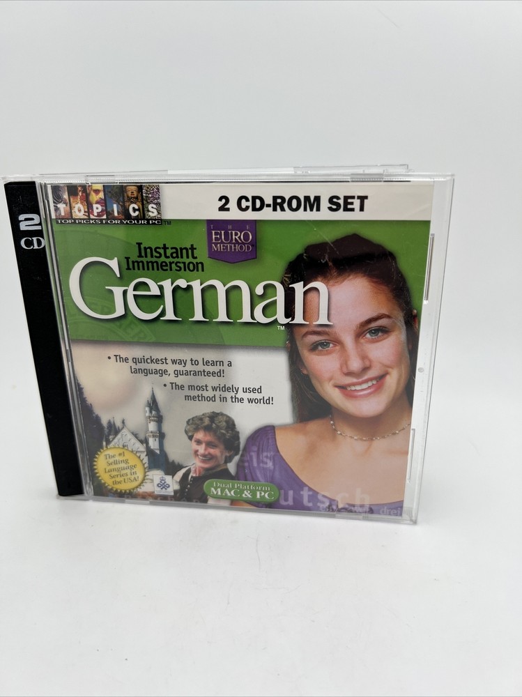 Instant Immersion Language Software  CD ROM World Talk German. CD23