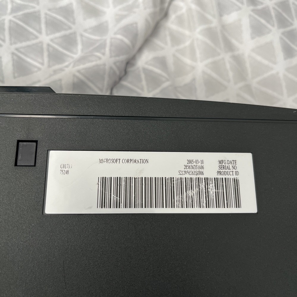 Original Working Microsoft XBOX Video Game Console Only Tested And Working