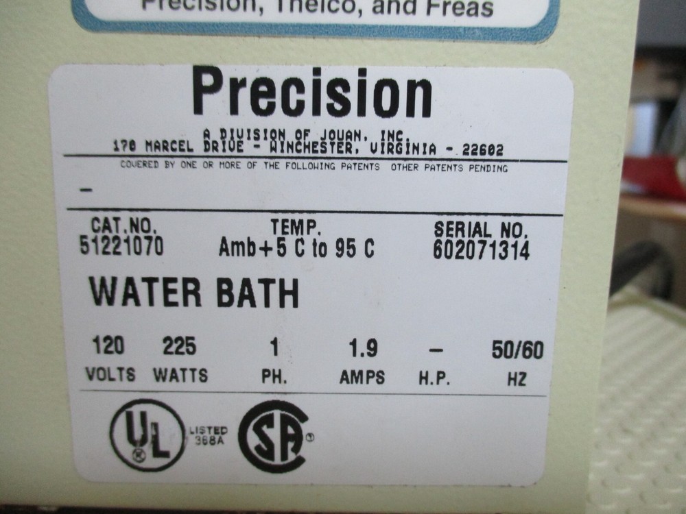 PRECISION 180 SERIES WATER BATH