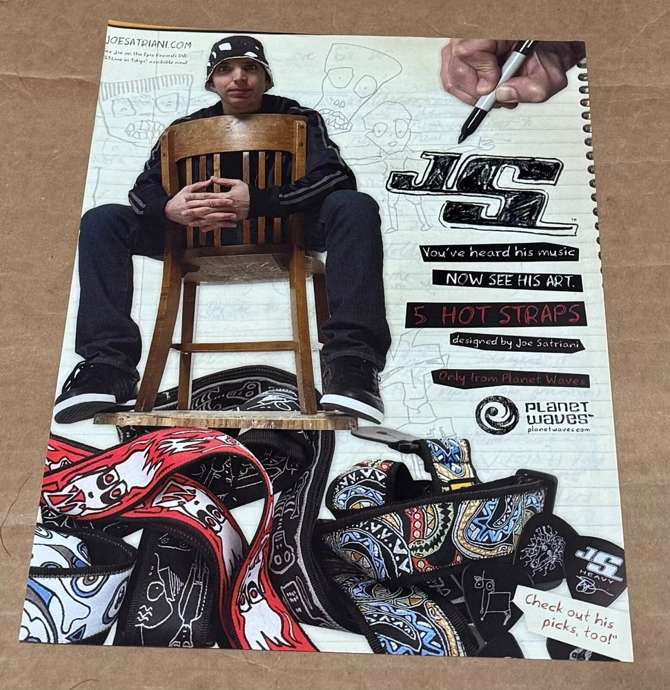 JOE SATRIANI - Planet Waves - 2006 Print Advertisement