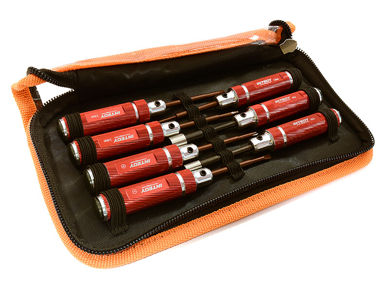 7pcs Mini Tool Set, 1.5, 2.0, 2.5mm Allen + 4.5, 5.5 Socket + Screw Driver Tips