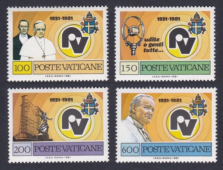 Vatican #681-684 MNH