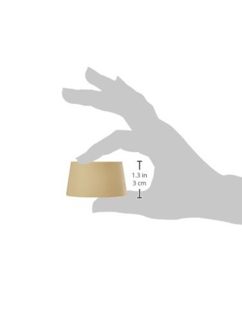 Rubber Stopper - Size 10 - Drilled