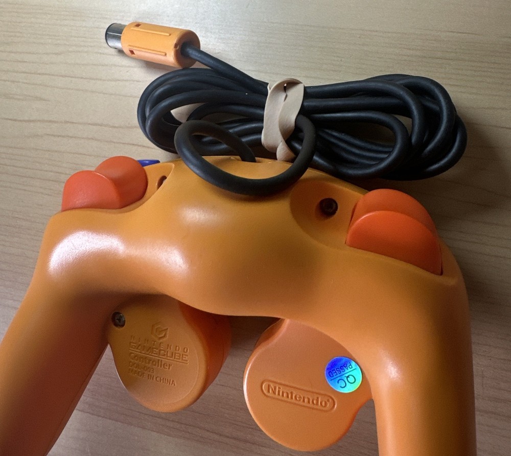 Nintendo GameCube Controller Official OEM DOL-003 Authentic Spice Orange Custom