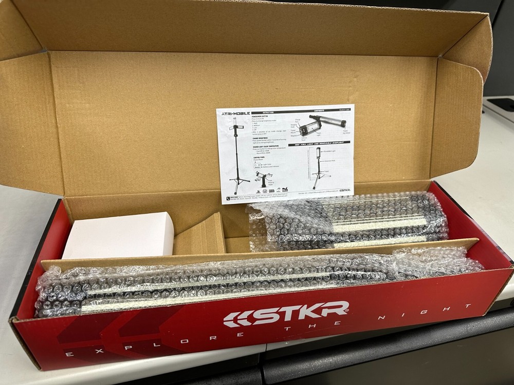 STKR TRI MOBILE AREA LIGHT & REMOVABLE SHOPLIGHT #12681